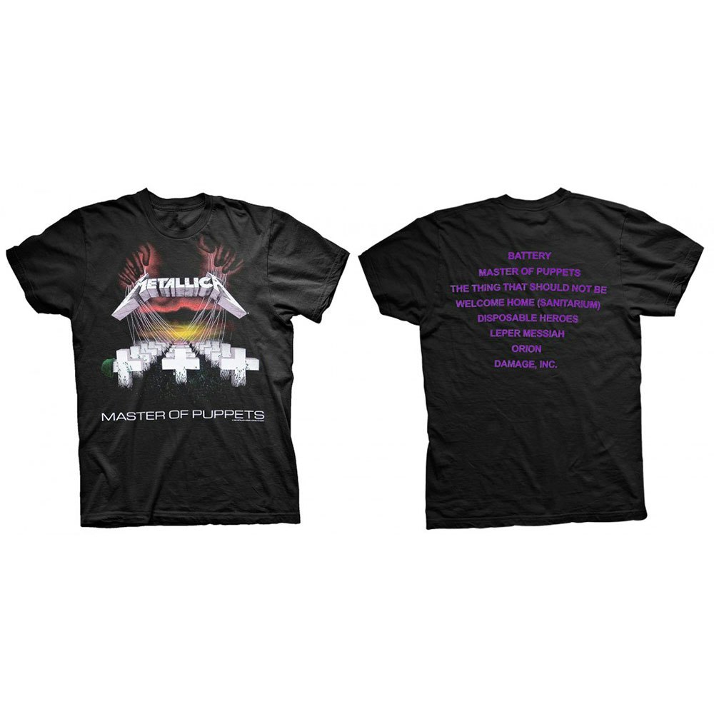 METALLICA: Master of Puppets (Back Print) T-shirt (black)