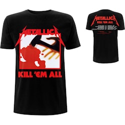 METALLICA: Kill 'Em All Tracks (Back Print) T-shirt (black)