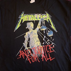 METALLICA: And Justice For All (Original) (Back Print) T-shirt (black)