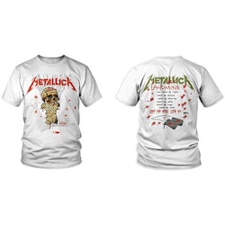 METALLICA: One Landmine (Back Print) T-shirt (white)