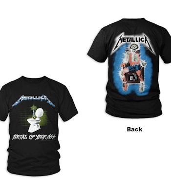 METALLICA: Metal Up Your Ass (Back Print) T-shirt (black)