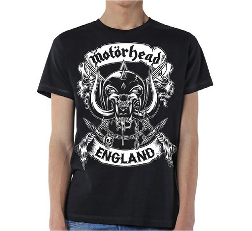 MOTÖRHEAD: Crossed Swords England Crest T-shirt (black)