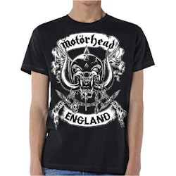 MOTÖRHEAD: Crossed Swords England Crest T-shirt (black)