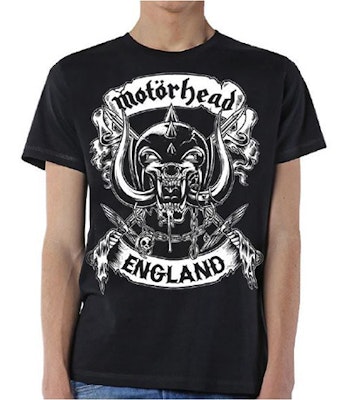 MOTÖRHEAD: Crossed Swords England Crest T-shirt (black)