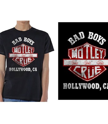 MÖTLEY CRUE: Bad Boys Shield T-shirt (black)