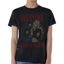 MÖTLEY CRUE: Vintage World Tour Devil T-shirt (black)