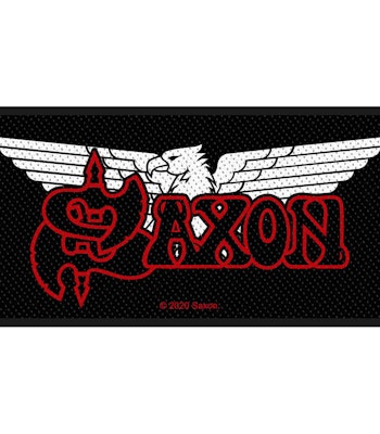 SAXON: Logo/Eagle Standard Patch (tygmärke)