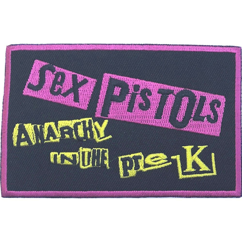 SEX PISTOLS: Anarchy in the pre-UK Standard Patch (tygmärke)