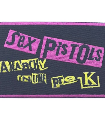 SEX PISTOLS: Anarchy in the pre-UK Standard Patch (tygmärke)