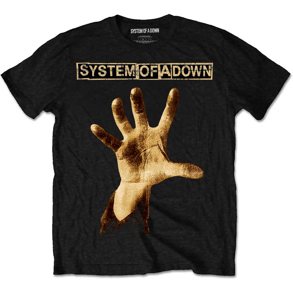 SYSTEM OF A DOWN: Hand T-shirt (black)