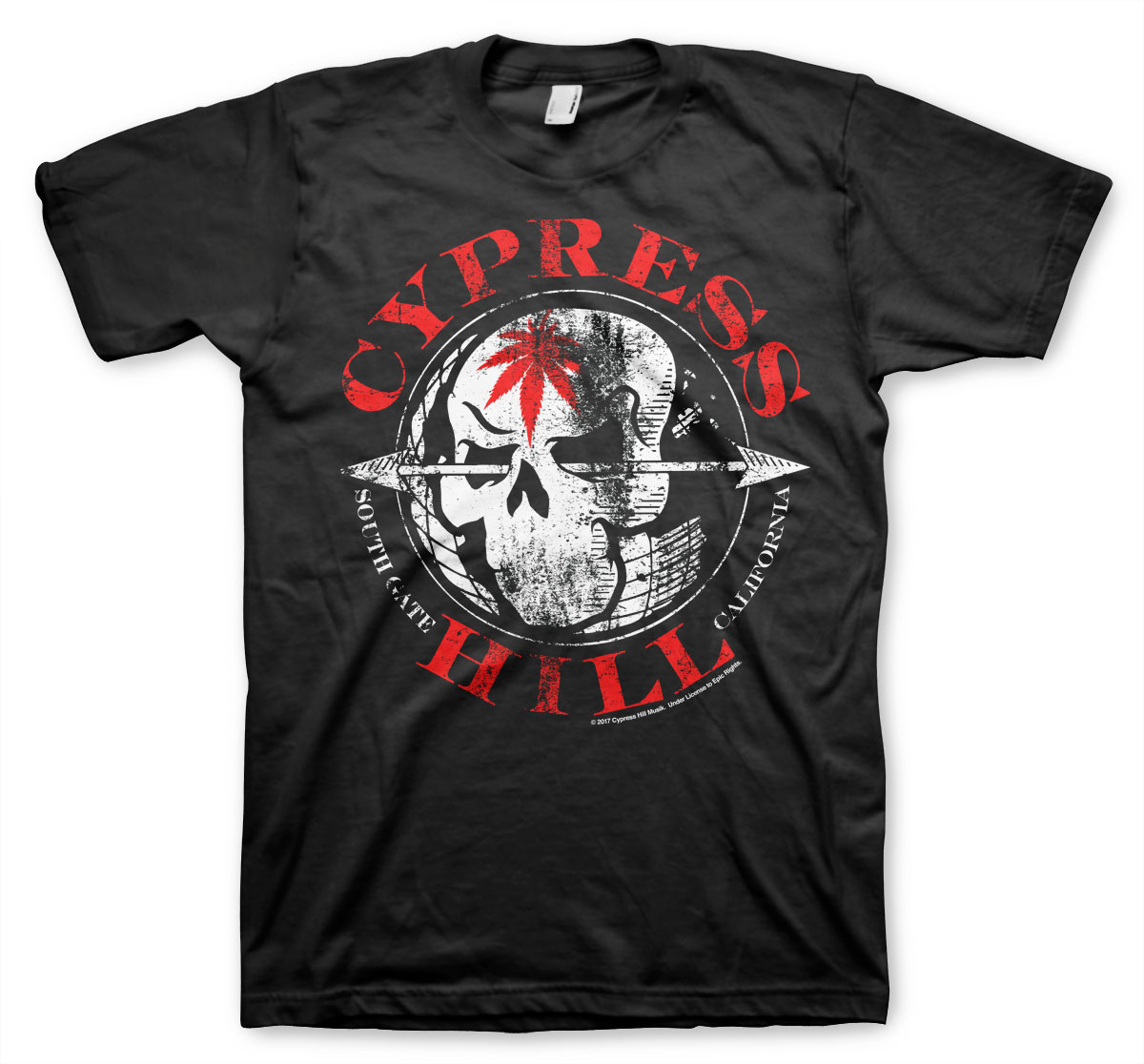 CYPRESS HILL: South Gate California T-Shirt (Black)