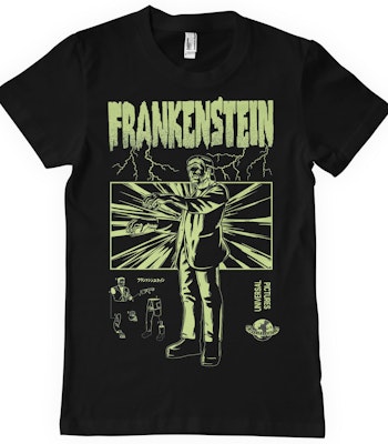 FRANKENSTEIN: Retro T-Shirt (black)