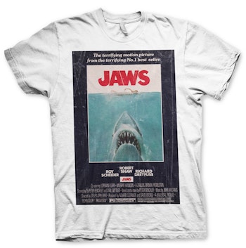 JAWS: Vintage Original Poster T-Shirt (White)