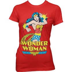 WONDER WOMAN Girly Tee (red)