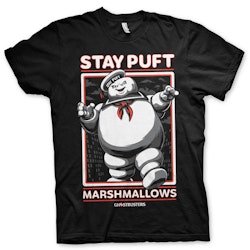 GHOSTBUSTERS: Stay Puft Marshmallows T-shirt (Black)