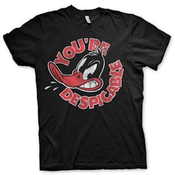 LOONEY TUNES / DAFFY DUCK: You're Despicable T-Shirt (Black)