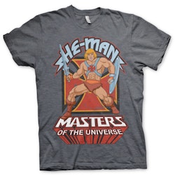 MASTERS OF THE UNIVERSE: He-Man T-Shirt (Dark Heather)