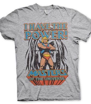 MASTERS OF THE UNIVERSE: I Have The Power T-Shirt (H.Grey)