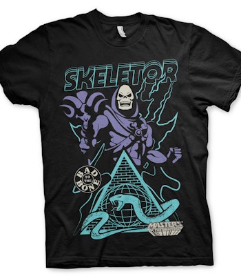 MASTERS OF THE UNIVERSE: Skeletor - Bad To The Bone T-Shirt (Black)