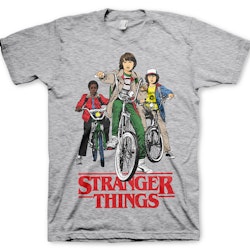 STRANGER THINGS: Bikes T-Shirt (H. Grey)