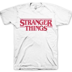 STRANGER THINGS: Logo T-Shirt (White)