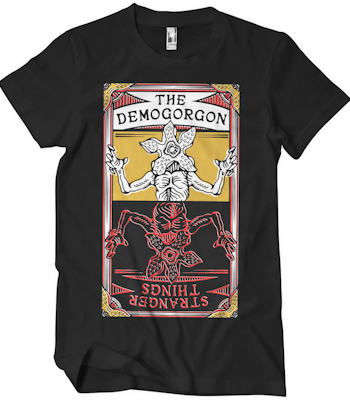 STRANGER THINGS: The Demogorgon T-Shirt (Black)