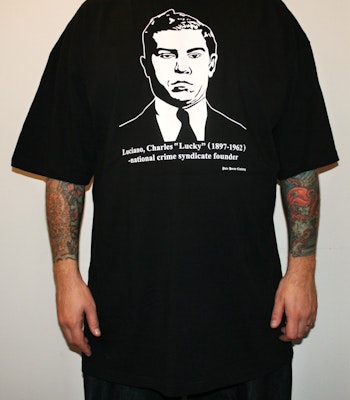 PALE HORSE ORIGINALS: Lucky Luciano Tall tee (black)