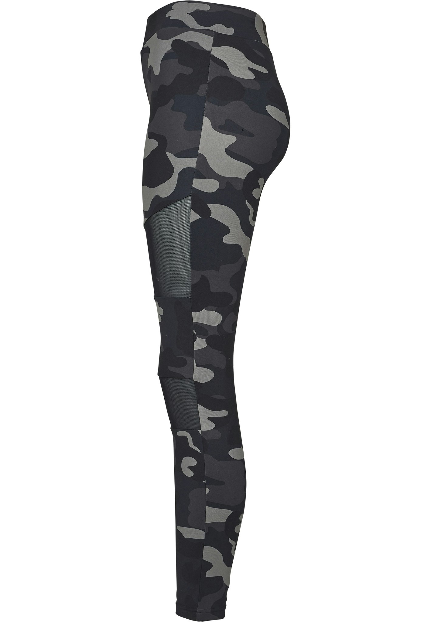 URBAN CLASSICS: Camo Tech Mesh Leggings (dark camo/black)