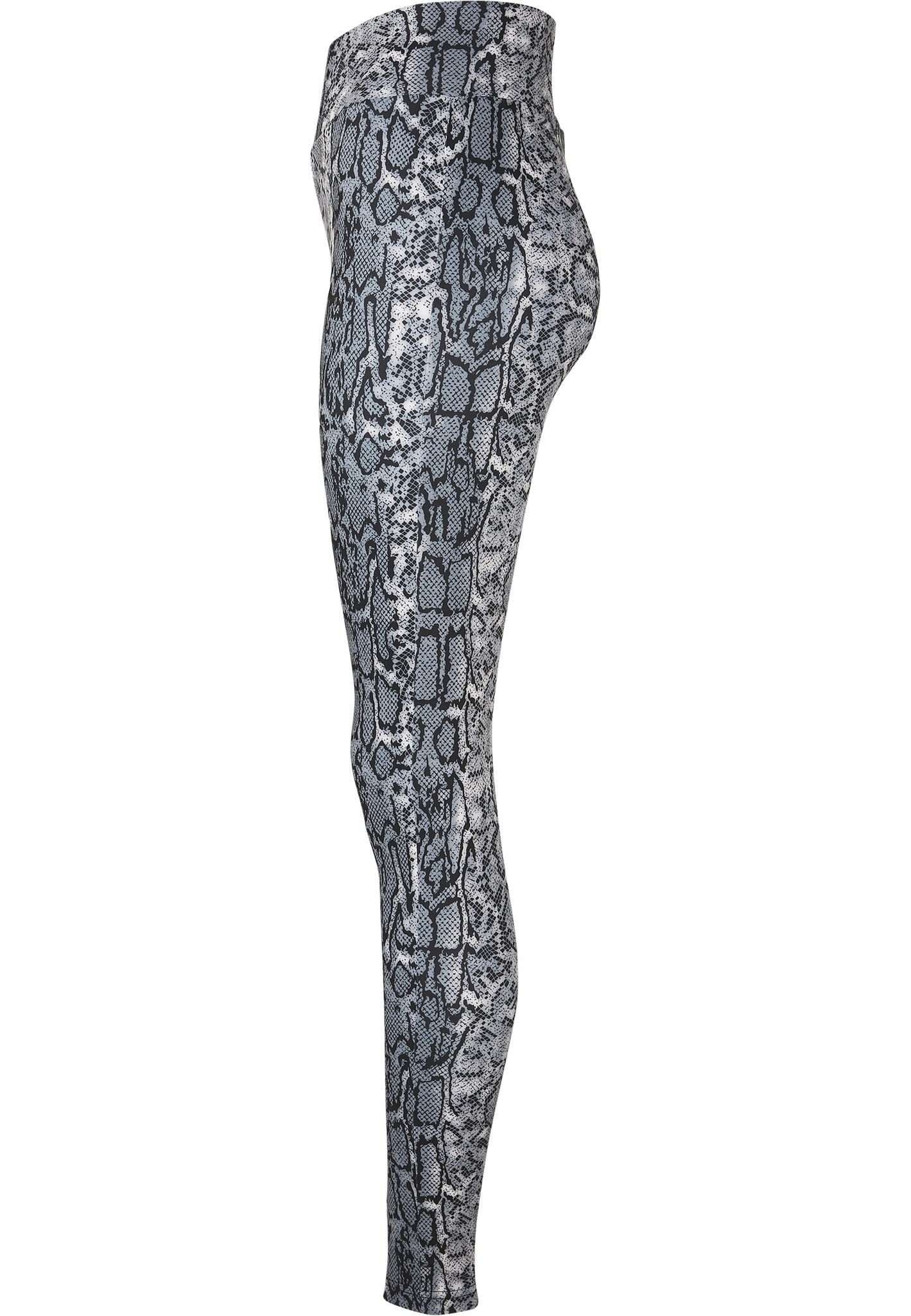 URBAN CLASSICS: Ladies AOP High Waist Leggings (grey snake)