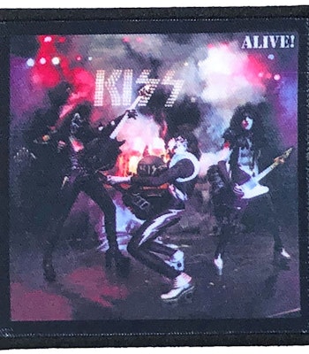 KISS: Alive! Printed Patch (tygmärke)