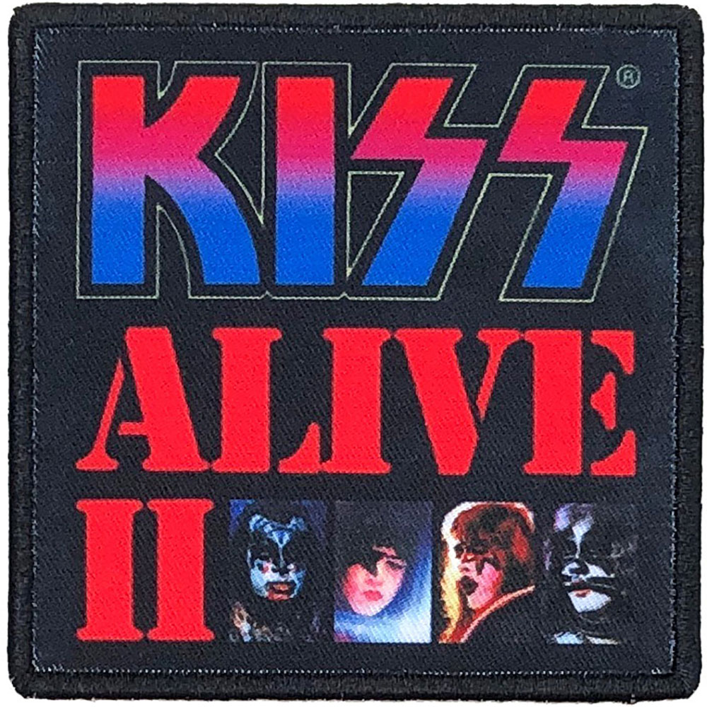KISS: Alive II Printed Patch (tygmärke)