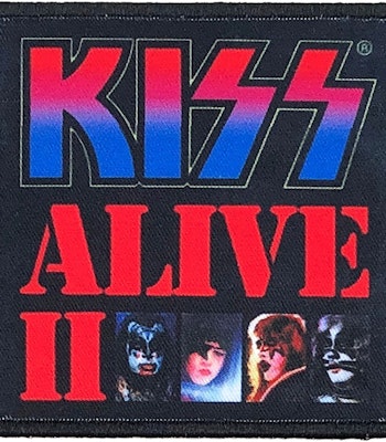 KISS: Alive II Printed Patch (tygmärke)