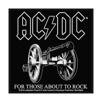 AC/DC: For Those About To Rock Standard Patch (tygmärke)
