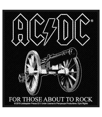 AC/DC: For Those About To Rock Standard Patch (tygmärke)
