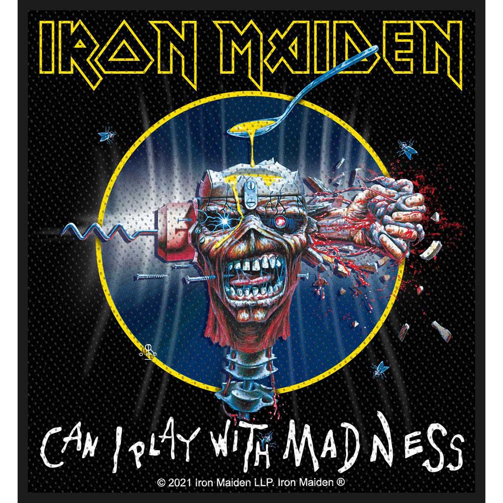 IRON MAIDEN: Can I Play With Madness Standard Patch (tygmärke)