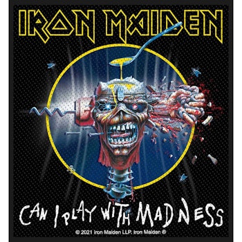 IRON MAIDEN: Can I Play With Madness Standard Patch (tygmärke)