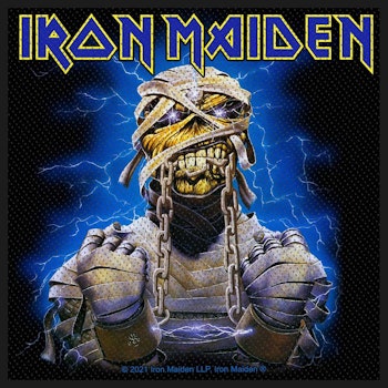 IRON MAIDEN: Powerslave Eddie Standard Patch (tygmärke)