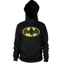 BATMAN: Distressed Logo Hoodie (Black)