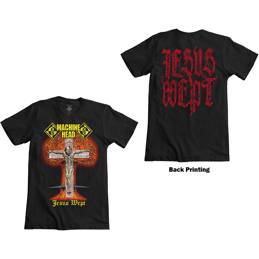 MACHINE HEAD: Jesus Wept T-shirt (black)