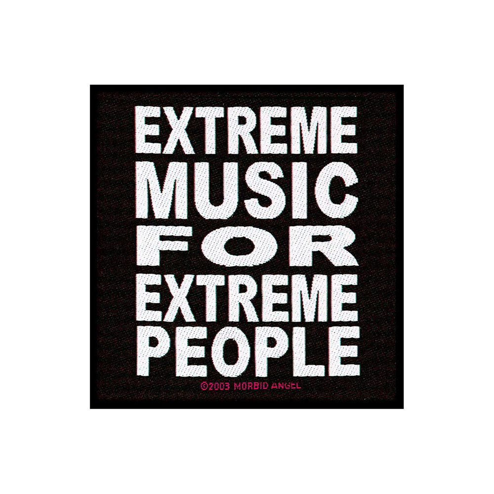MORBID ANGEL: Extreme Music For Extreme People Standard Patch (tygmärke)