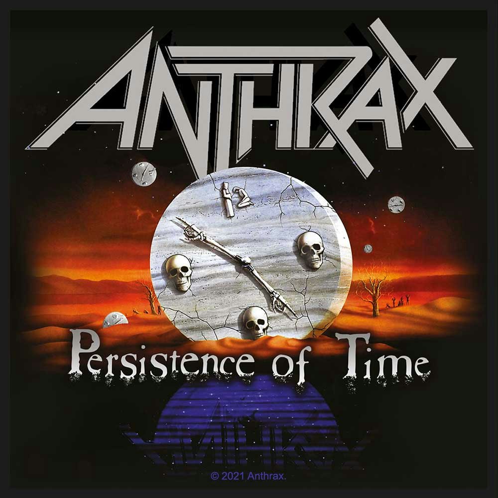 ANTHRAX: Persistence Of Time Standard Patch (tygmärke)