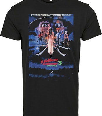 A NIGHTMARE ON ELM STREET: Part 3 - Dream Warriors Poster T-shirt (black)