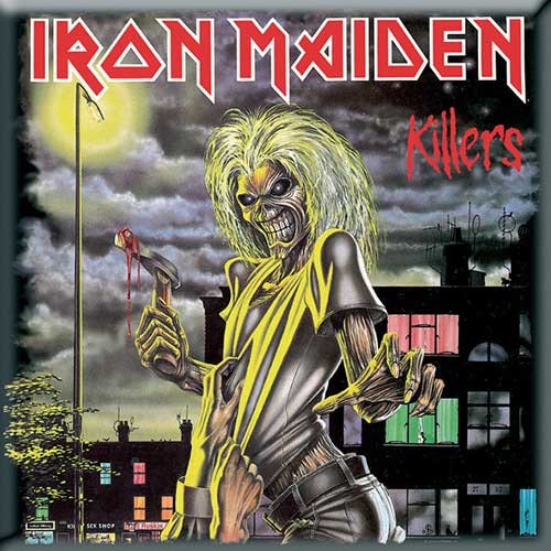 IRON MAIDEN: Killers fridge magnet (kylskåpsmagnet)