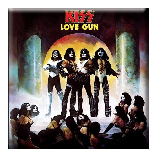 KISS: Love Gun fridge magnet (kylskåpsmagnet)