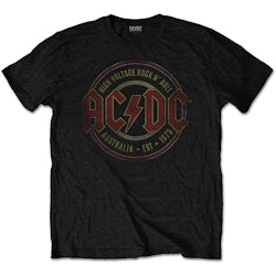 AC/DC: Est. 1973 T-shirt (black)