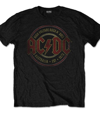 AC/DC: Est. 1973 T-shirt (black)