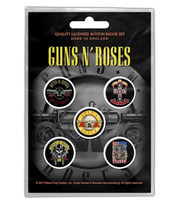 GUNS N´ROSES: Bullet Logo Button Badge Pack