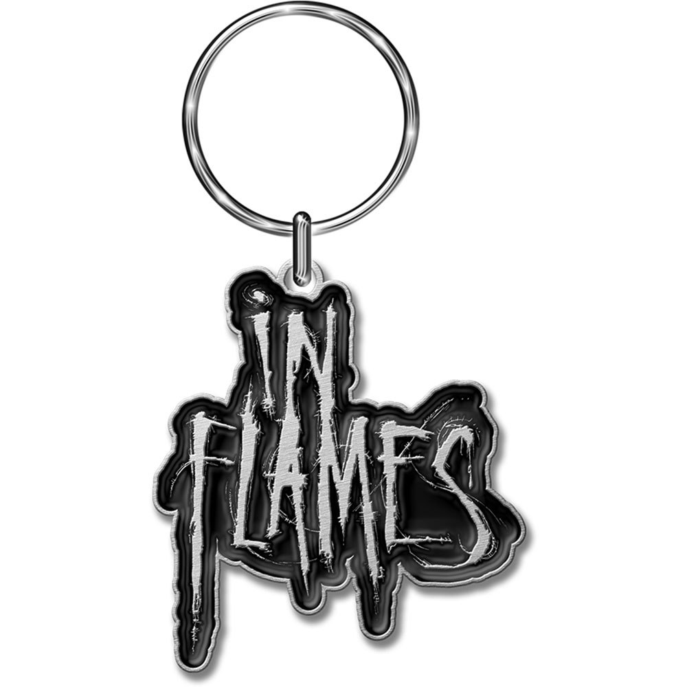 IN FLAMES: Logo Nyckelring