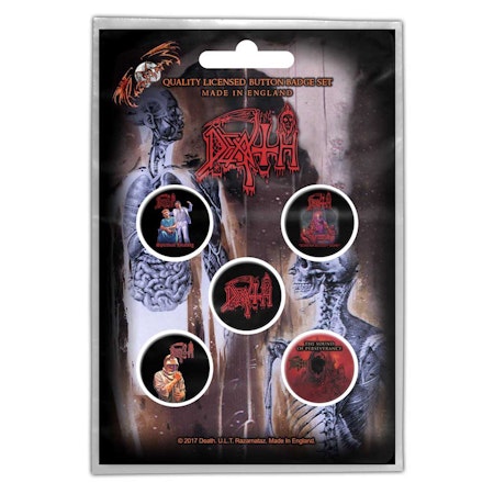 DEATH: Albums Button Badge Pack