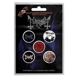 MAYHEM: De Mysteriis Dom Sathanas Button Badge Pack